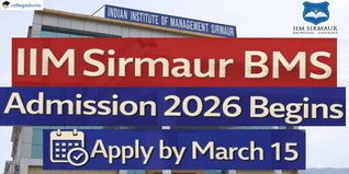 IIM Sirmaur BMS Admission 2026  Begins; Apply by March 15 @iimsirmaur.iqdigit.com